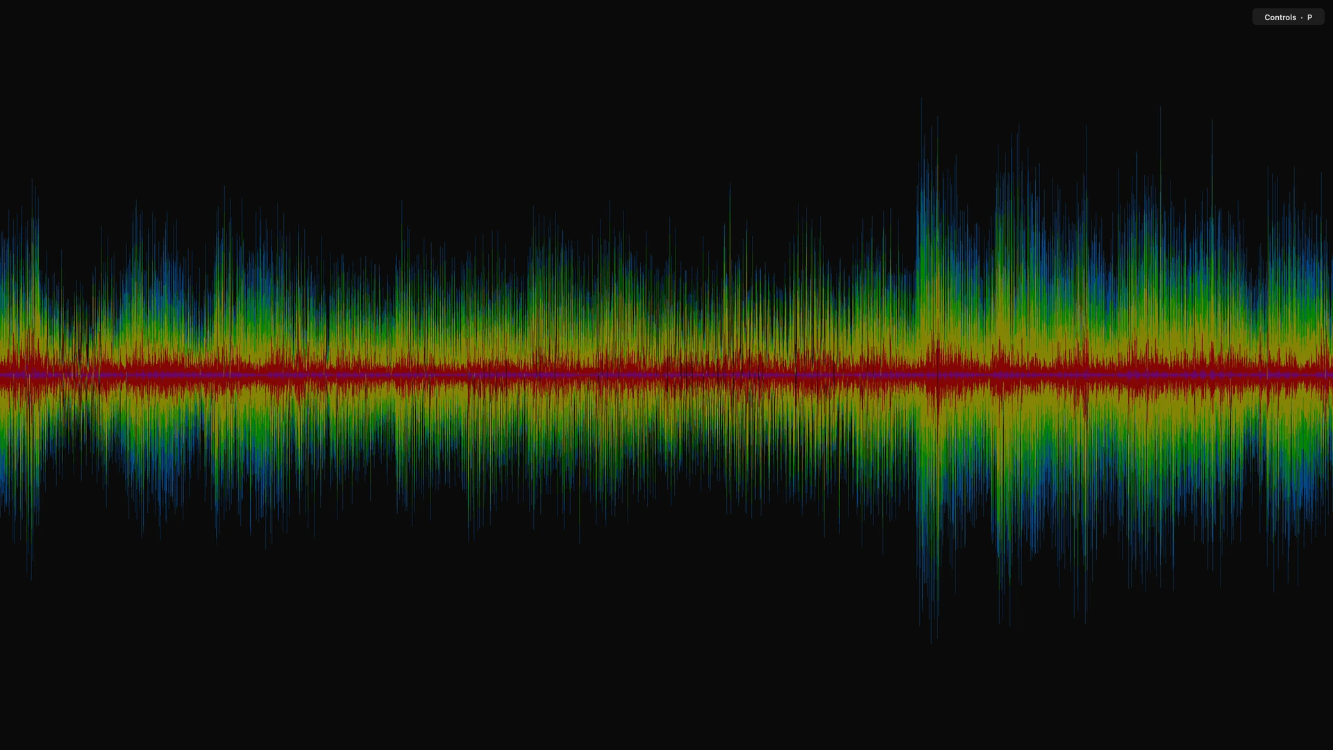 Five frequency bands from a single song instance